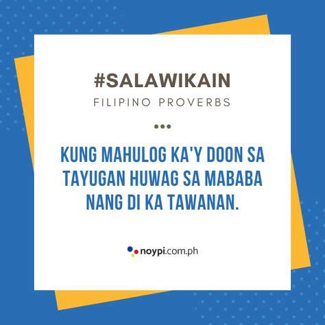 39 Mga Salawikain (Filipino Proverbs) ideas .